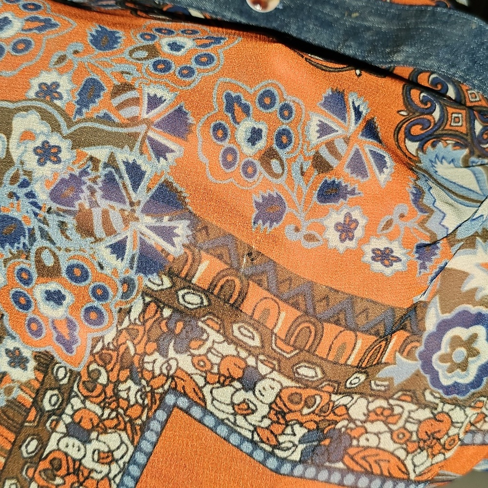 John Mark Patchwork Button Down Shirt - image 9